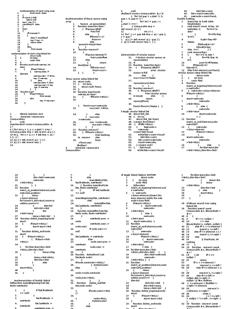 Implementation of Stack Using Array | PDF | Queue (Abstract Data Type ...