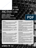 Yamaha - MG166CX PDF