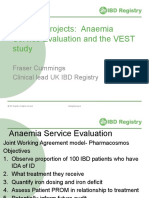IBD Registry Projects: Anaemia Service Evaluation & The VEST Study