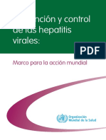 Prevención y control de las hepatitis virales (OMS, 2012) 
