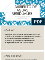 Tratamiento de Aguas Residuales