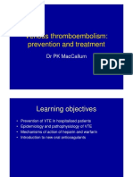 Venous Thrombo-Embolism Prevention DR P MacCallum 14.15 FULL PAGE