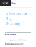 Dry Docking Guidelines and Maintenance | PDF | Ships | Specification ...