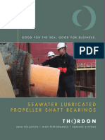 Thordon Seawater Lubricated Propeller Shaft Bearings