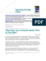 Topic 7 - Organizing The Map Analysis Toolbox: Beyond Mapping II