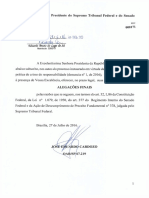 Alegações Finais Da Defesa de Dilma Rousseff No Processo de Impeachment