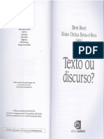 Da Necessidade de Distinção entre texto e disurso