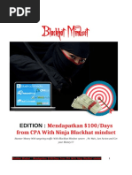 Download blackhat mindset Mendapatkan 100 per Days from CPA With Ninja Blackhat mindset by Arief Make Believe SN319589895 doc pdf