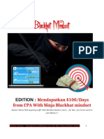 blackhat mindset Mendapatkan $100 per Days from CPA With Ninja Blackhat mindset