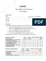 PedsQL (13-18 Tahun)