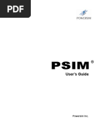 PSIM User Manual