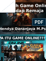 Pengaruh Game Online Terhadap Remaja