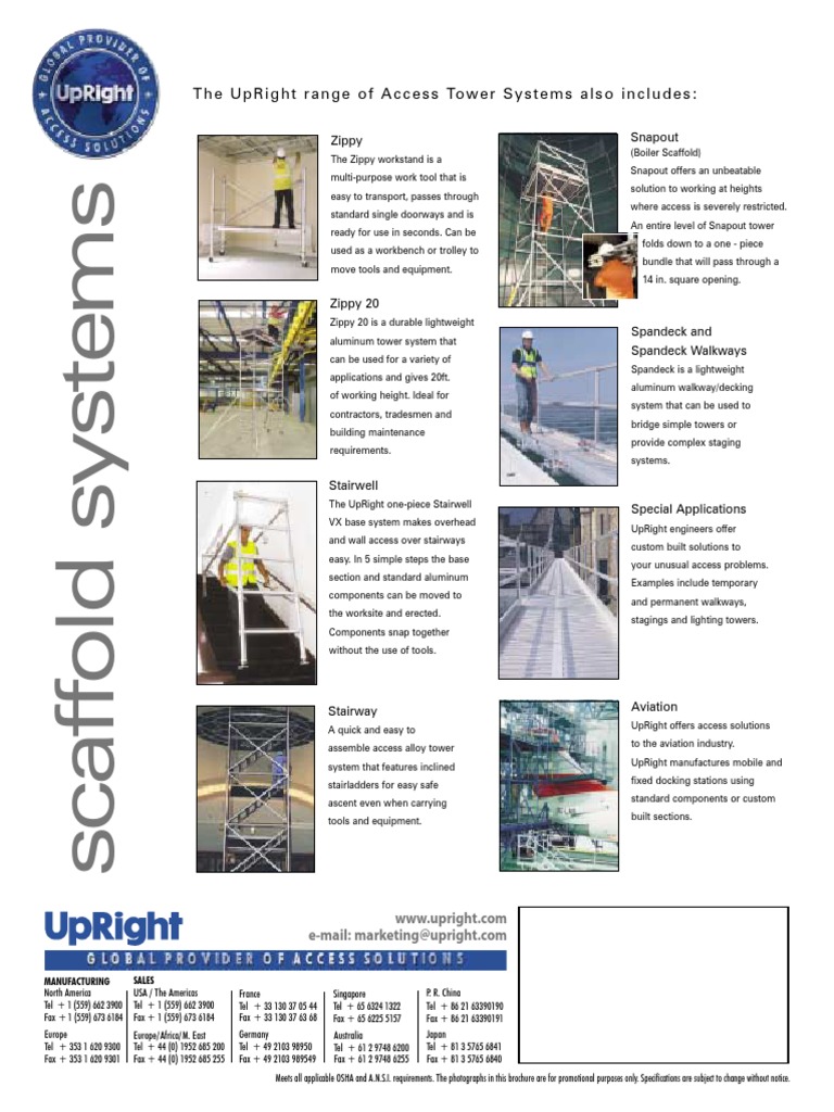 Al Scaffolding System | PDF | Scaffolding | Transport