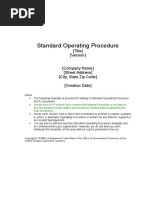 Download Standard Operating Procedure Template by souri_a SN319602639 doc pdf