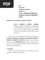MODELO CARTA DE RENUNCIA CAS  Derecho laboral 