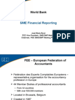 SME Financial Reporting: World Bank
