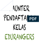 Signboard Kaunter Pendaftaran