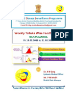 Week 07 Feedback Incident Rate 2016 Idsp Banaskantha