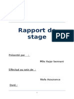 Rapport de stage Wafa Assurance