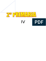 Comprension de Lectura 2° Grado IV de Primaria