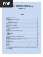 Lei Municipal de Parcelamento Do Solo Compilação