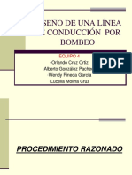 Diseño de Una Linea de Conduccion Por Bombeo