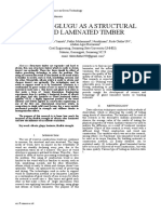 Structural Characteristic Glued Laminated Timber of Indonesian Timber