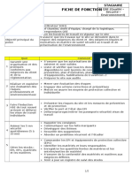 Fiche de Poste Stagiaire Qse Site