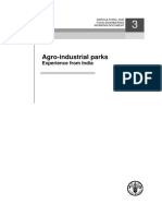 Agro Industrial Parks (Experience From India) Fao PDF