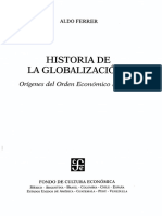 FERRER, Aldo Historia de La Globalizacion