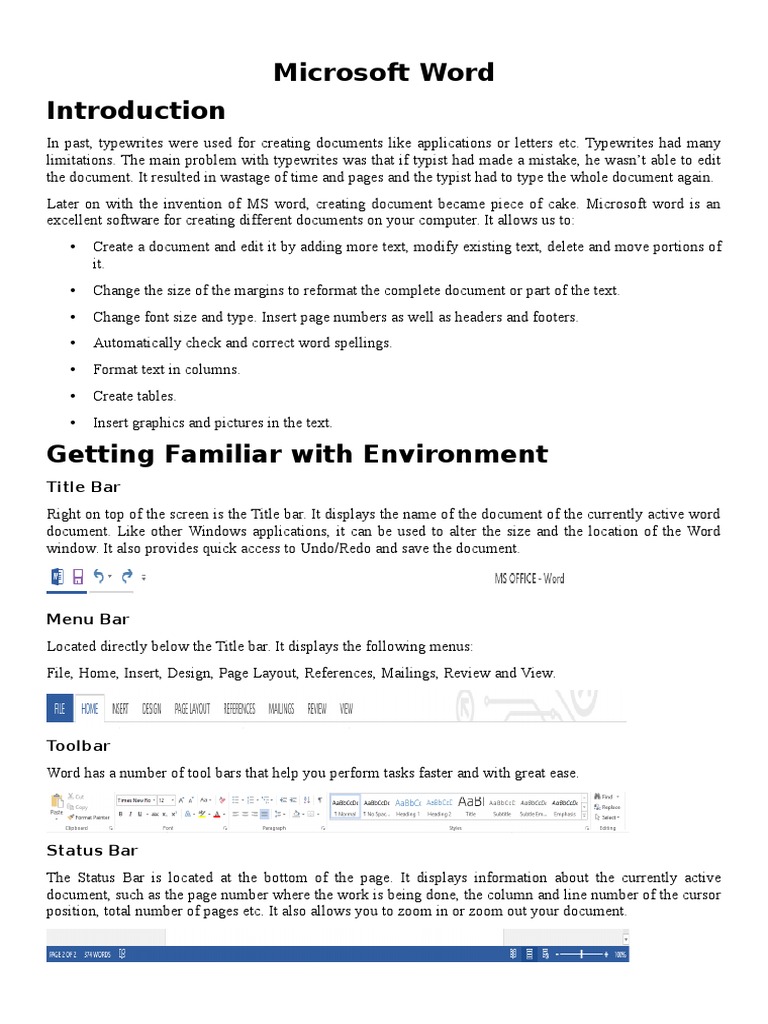 Microsoft Word Pdf Microsoft Word Page Layout