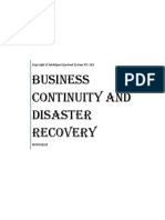 Buisness Continuity and Disaster Recovery