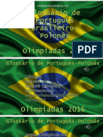 Olimpiadas 2016-Glossário de Português Brasileiro-Polonês