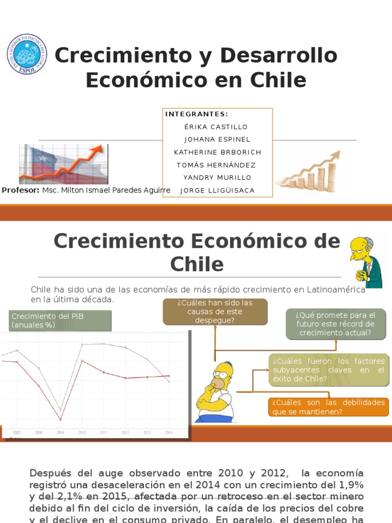 Crecimiento Económico de Chile Crecimiento económico Chile