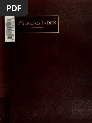 Mercksindex 00 Mercuoft