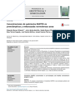 Concentraciones de Quimiocina RANTES en Preeclámpticas y Embarazadas Normotensas Sanas PDF