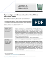 Sepsis urológica secundaria a obstrucción ureteral bilateral por prolapso uterino.pdf