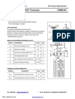 Isc P-Channel MOSFET Transistor FRM9140: INCHANGE Semiconductor Product Specification