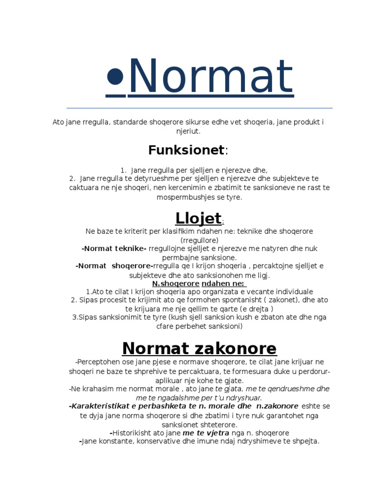 Normat | PDF