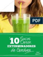 10 Sucos Detox Exterminadores de Gordura