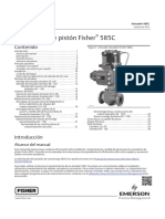 Actuadores de Pistón Fisher 585C