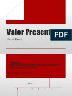 Valor Presente Excel