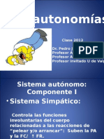 Disautonomías 2012