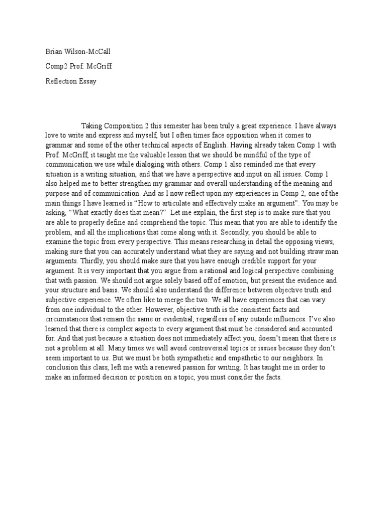 How to write a reflective essay for university image