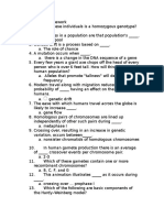 Genetic drift and selection