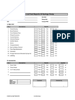 Check List/Test Reports of Syringe Pump: A. Main Unit