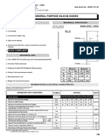 1.5 Amp General Purpose Silicon Diodes: Rohs Compliant