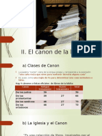 El Canon de La Biblia