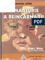 Brian L. Weiss - O Marturie A Reincarnarii PDF