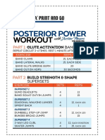 Posterior Power Workout Chart